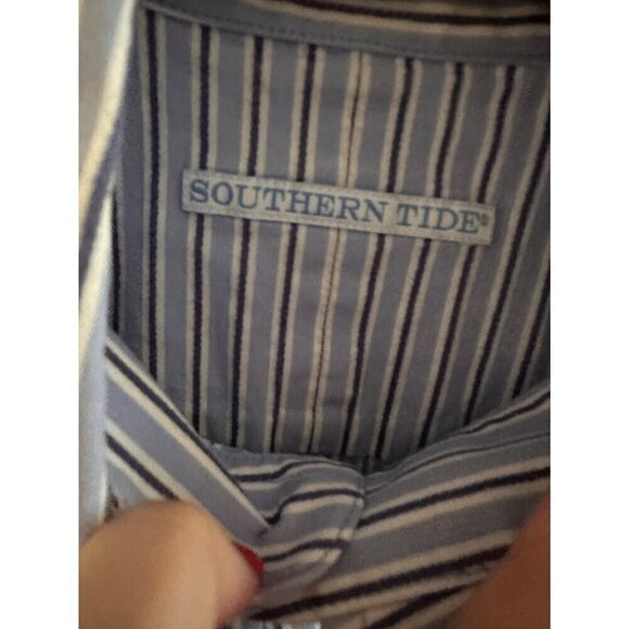 Southern Tide Striped Dress Shirt Size Mens Small - Picture 5 of 7